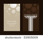 vector business card set  for...
