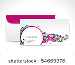 paper envelope isolated on...