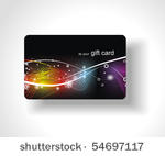 beautiful gift card  vector...