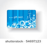 beautiful gift card  vector...