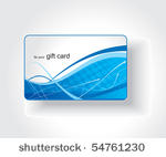 beautiful gift card  vector...