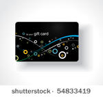 beautiful gift card  vector...