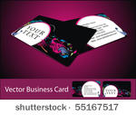 vector business card set  for...