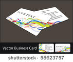 vector business card set  for...