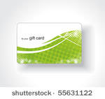 beautiful gift card  vector...
