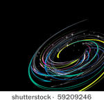 abstract wave line with space...