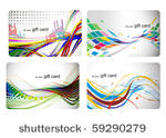abstract beautiful set of  gift ...