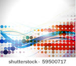 abstract colorful halftone...