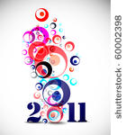 new year 2010 in white...