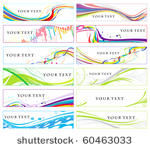abstract banners on 12...