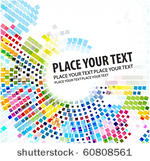 abstract mosaic background ...