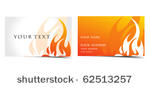 vector business card set ...