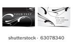 vector business card set ...