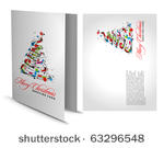 christmas greeting card with...