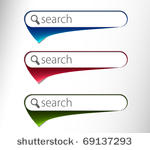 3d glossy search icon  three...