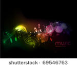 music notes for design use ...
