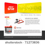 abstract web site template...