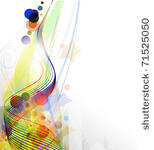 abstract wave line background....