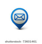 vector email icon web design...