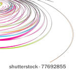 abstract wave line with space...