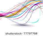 abstract wave background...