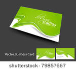 vector business card set  ...