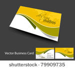 vector business card set  ...