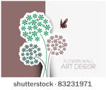 vector floral greeting card...