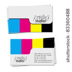 business card set   vector...