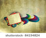 abstract grunge banners with...