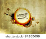 abstract retro technology...