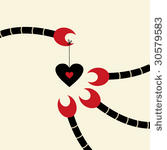 robot with heart