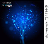abstract background vector  tree