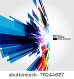 abstract 3d technology lines...