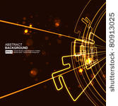 abstract technology lines...