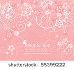 beautiful pink card