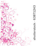 greeting floral border