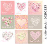 greeting cards with heart shape