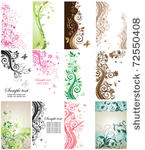 beautiful vertical cards