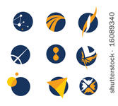 logo design space  flights and...