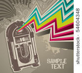 designed retro banner with...