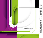stylish business layout with...