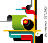 artistic layout with designed...