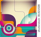 vintage abstraction with...