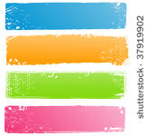 collection of grunge banners in ...