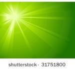 asymmetric green light burst...