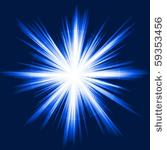 explosion of light from white...