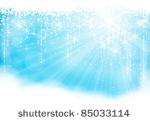dreamy blue light burst...