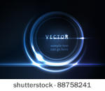 blue light effects on round...