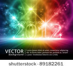 transparent number 2012 on...